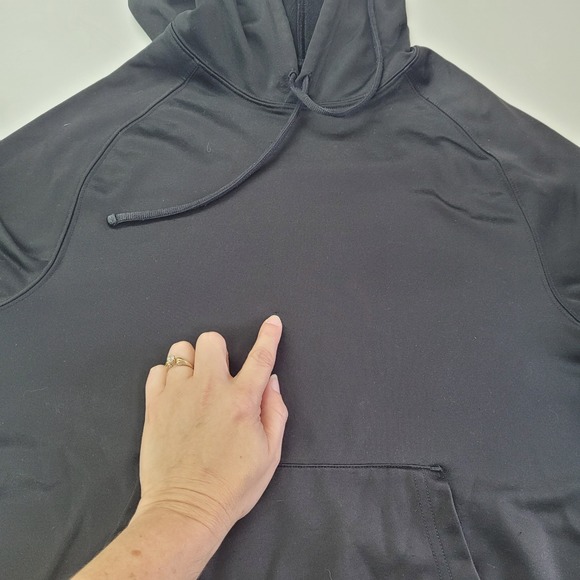 5.11 Tactical Series Mens Small Black Hoodie Sweatshirt Pullover Activewear Flaw - Picture 7 of 13